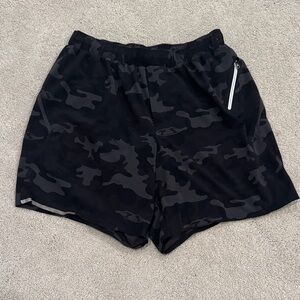 Lululemon Athletica Black Camo Athletic Shorts